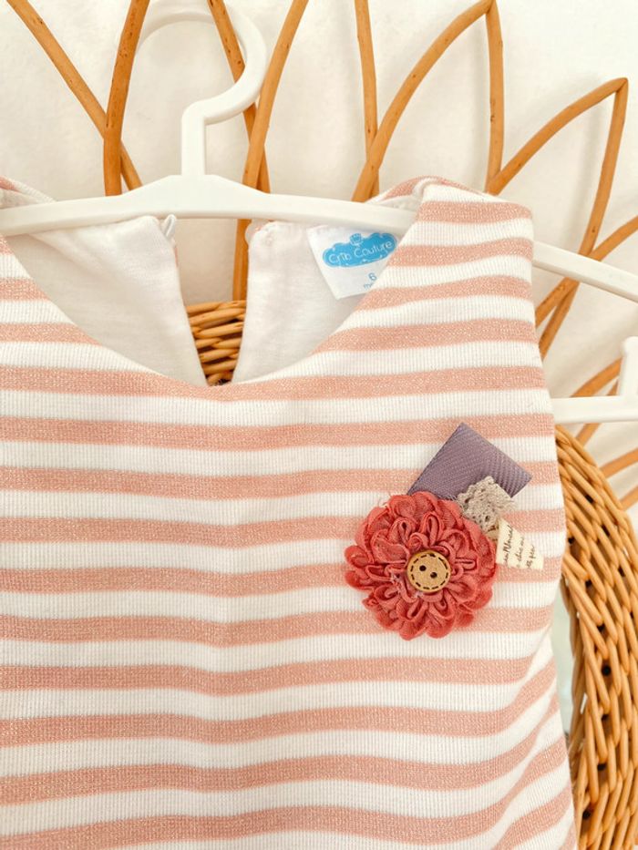 Robe Crib Couture 6 mois - photo numéro 3