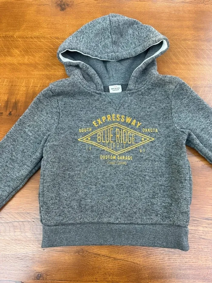 Sweat gris tape à l’œil 4 ans - photo numéro 8