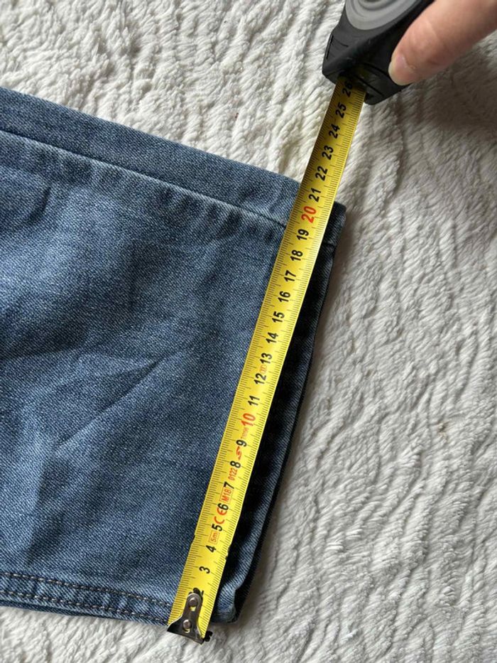 Jean Levi’s femme 550 Relaxed Fit W27 L27 S/36 bleu large ample mi taille - taille haute - photo numéro 20