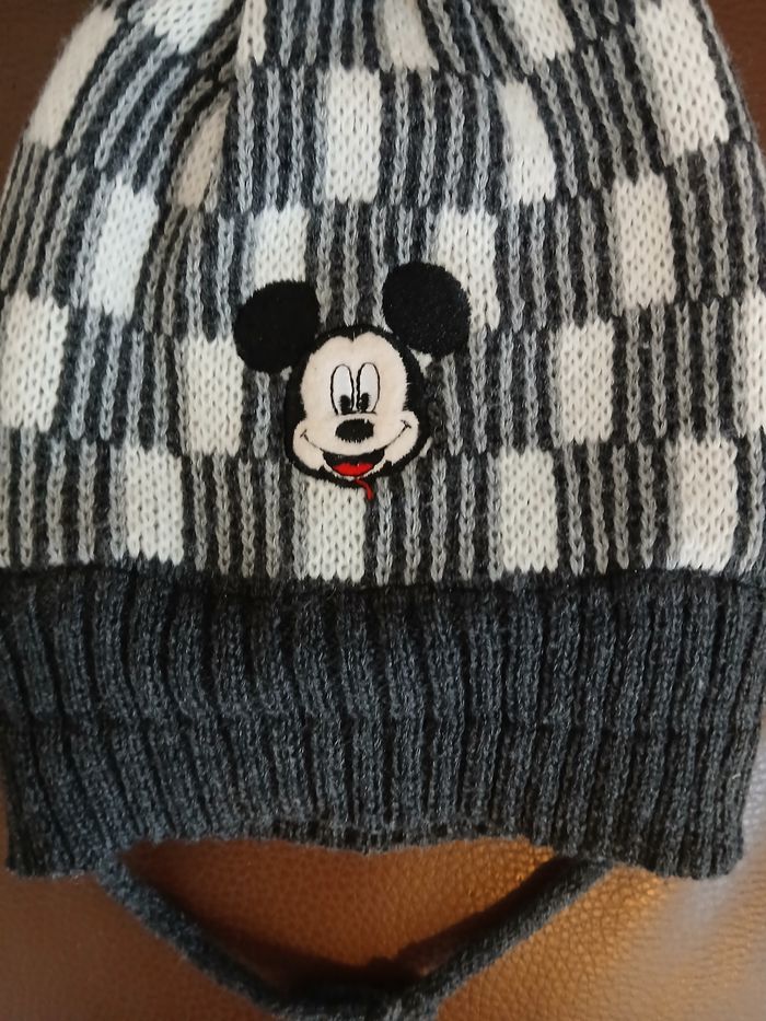 bonnet avec cache oreille garcon mickey disney 12/18 mois - photo numéro 6