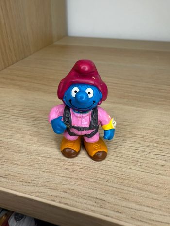 Schtroumpfs parachutiste schleich