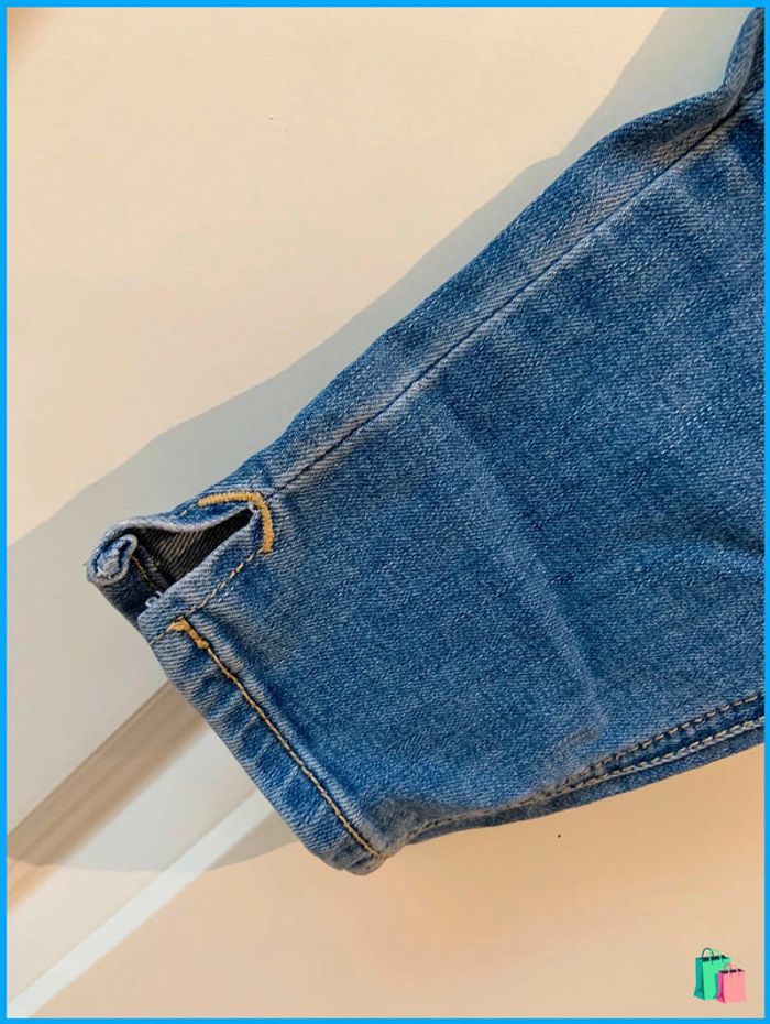 🔝 Jean skinny slim Pull & Bear bleu clair taille XS 34 en coton polyester et elasthane - photo numéro 5