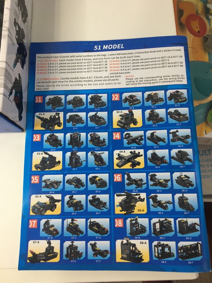 Jouets de construction police s.w.a.t - photo numéro 6