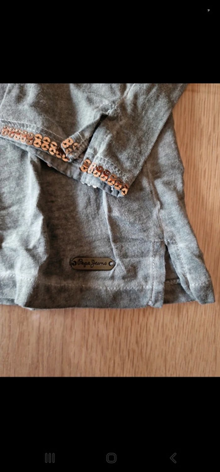 T shirt manches longues 8 ans pepe jeans - photo numéro 4