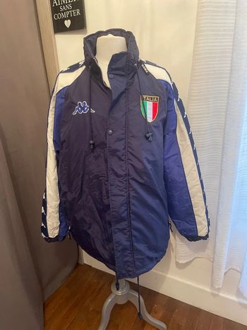 Veste vintage Kappa Italia – coupe-vent équipe d’Italie – taille L/XL