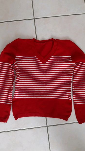 Pull col en v femme