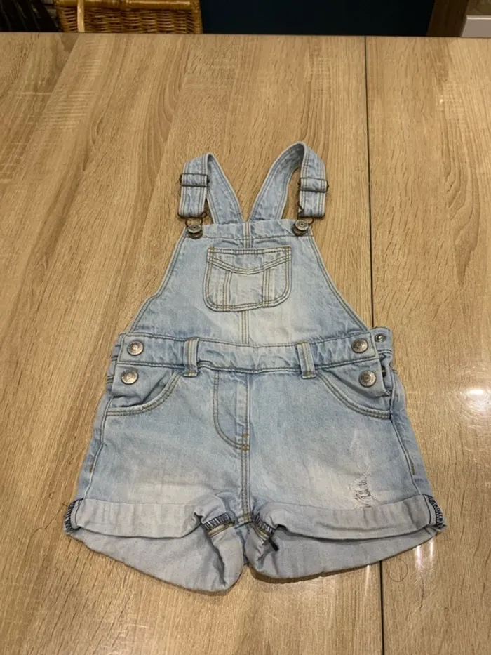 Salopette short 3 ans