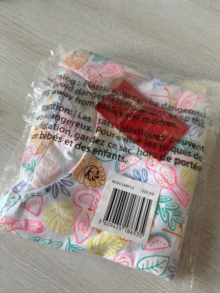 Superbe pyjama combishort DPAM 6-8 ans (128 cm) neuve - photo numéro 5