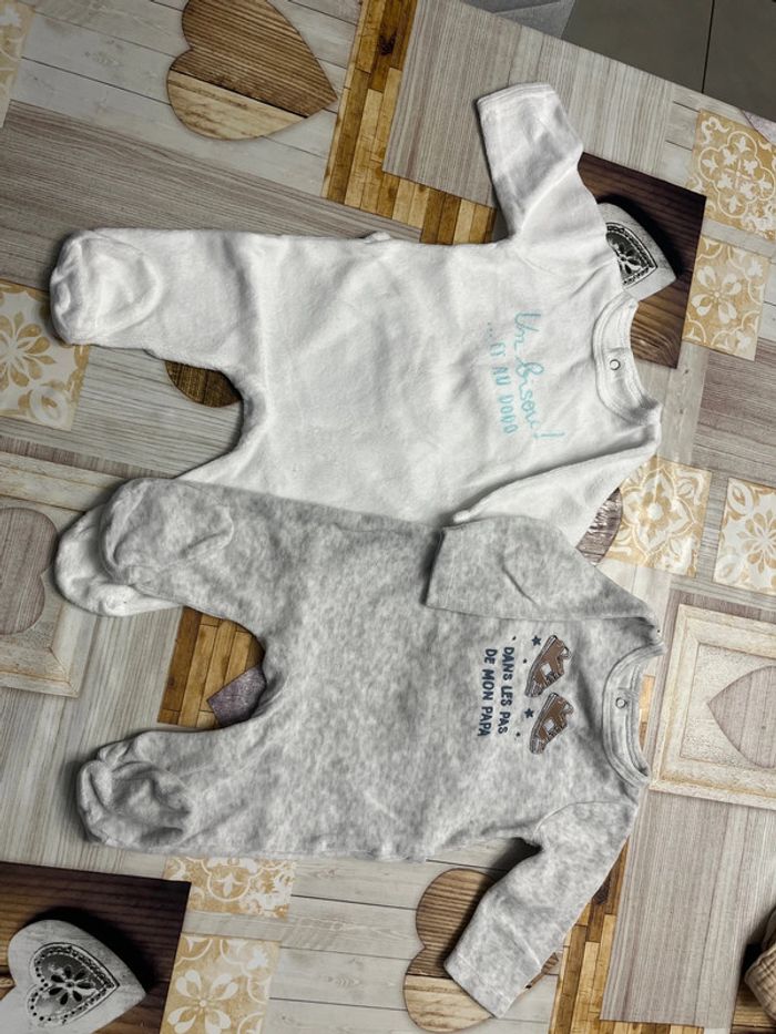 Lot de 2 Pyjamas 3 mois