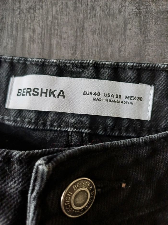 Jean large noir Bershka - photo numéro 7
