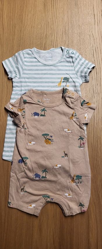 Lot de 2 body - 1 mois - bout'chou