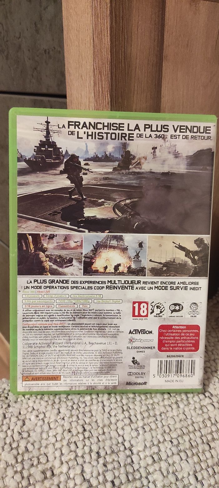 Jeu Xbox 360 call of duty - photo numéro 2