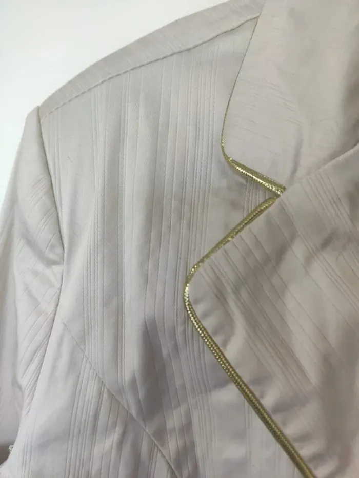 Veste beige doré Lili Mercredi Taille 2 - photo numéro 8
