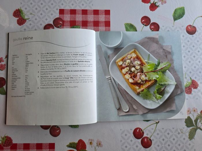 MOULE À GAUFRES TUPPERWARE EN SILICONE AVEC LE LIVRE 31 RECETTES - photo numéro 5