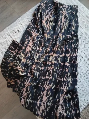 Jupe mi longue Cerise Bleu