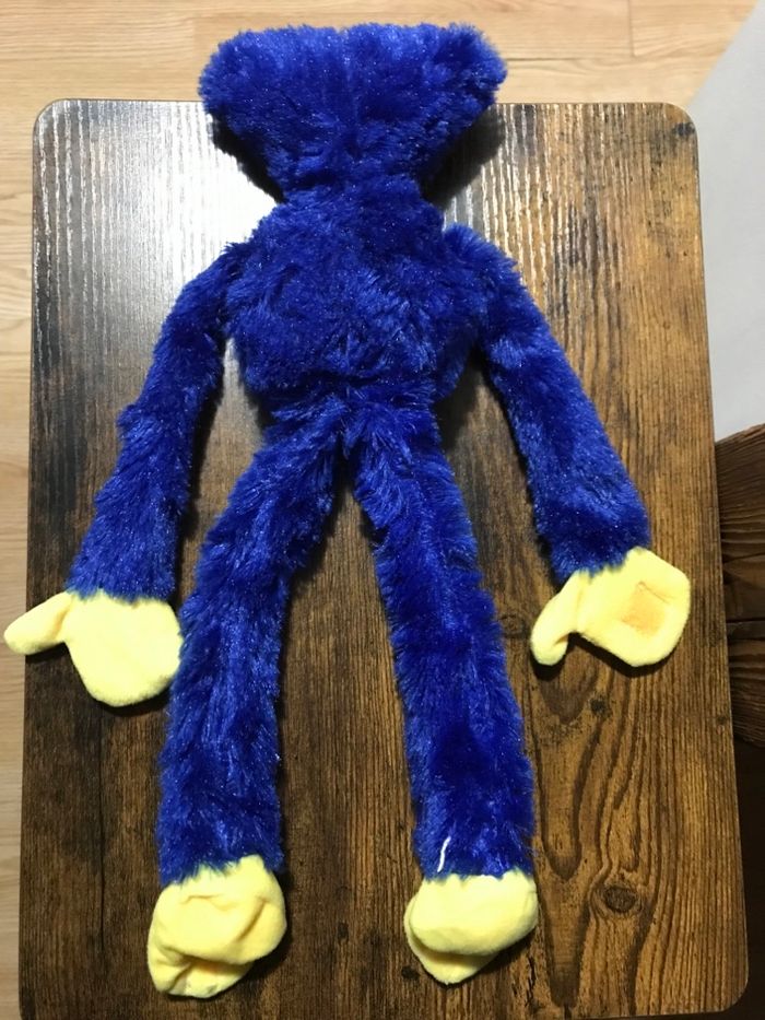 Peluche Huggy Wuggy bleu - photo numéro 2