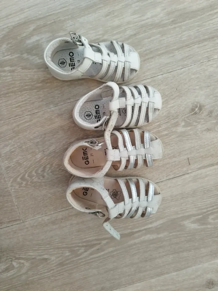 2 paires de chaussures été