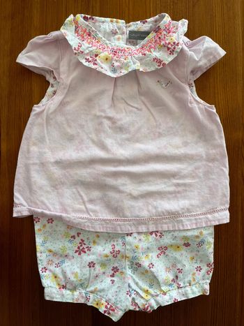 Combi short bébé 18 mois