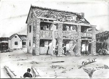 Joli dessin maison ancienne