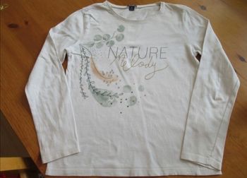 Tee-shirt blanc Kiabi 8 ans