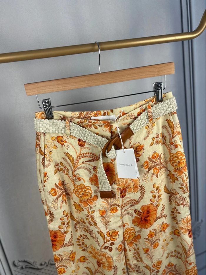 Pantalon en Lin Zimmerman M / T1 Neuf - photo numéro 2