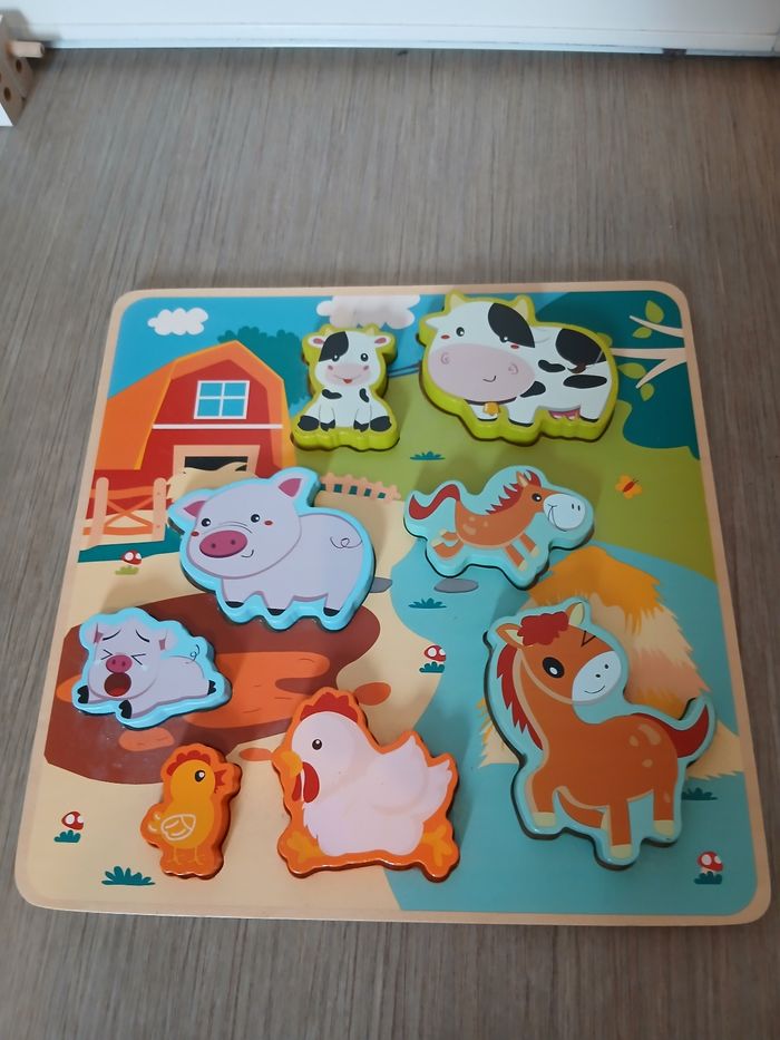 Puzzle 3D en bois