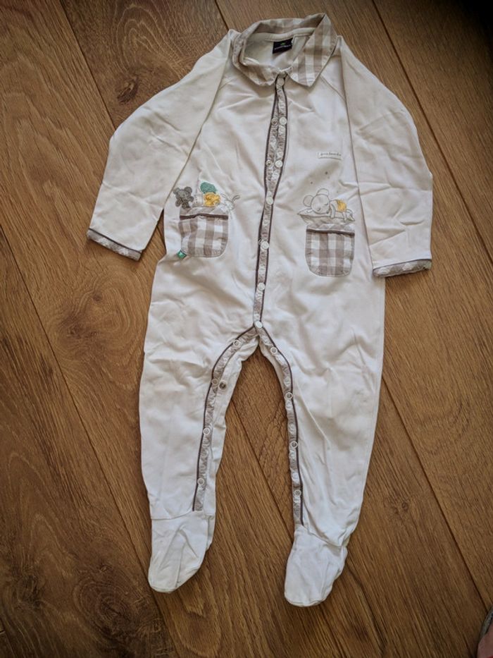Pyjama léger écru Sergent Major  -2 ans