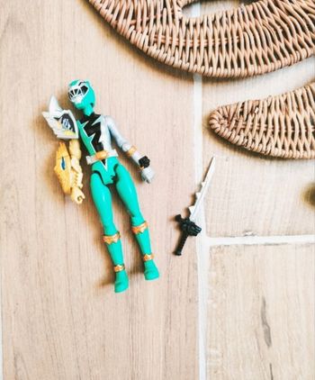 🙅Power rangers dino fury - Figurine du ranger vert smash armor - marque Hasbro