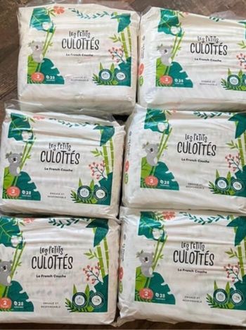 5 paquets de couches taille 2 les petits culottés