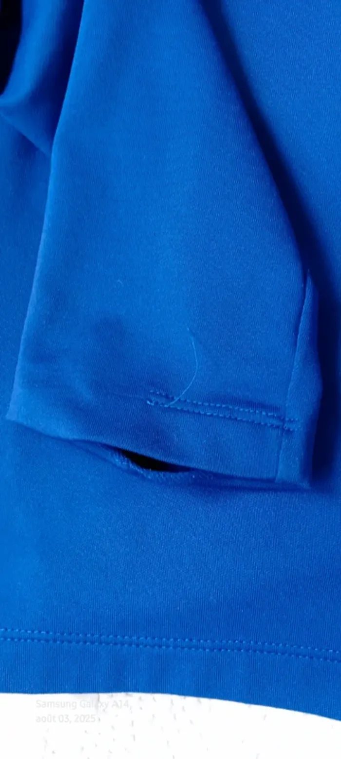 Sweat col zippé manches longues football As Roma nike bleu garçon 10/12 ans nike - photo numéro 20