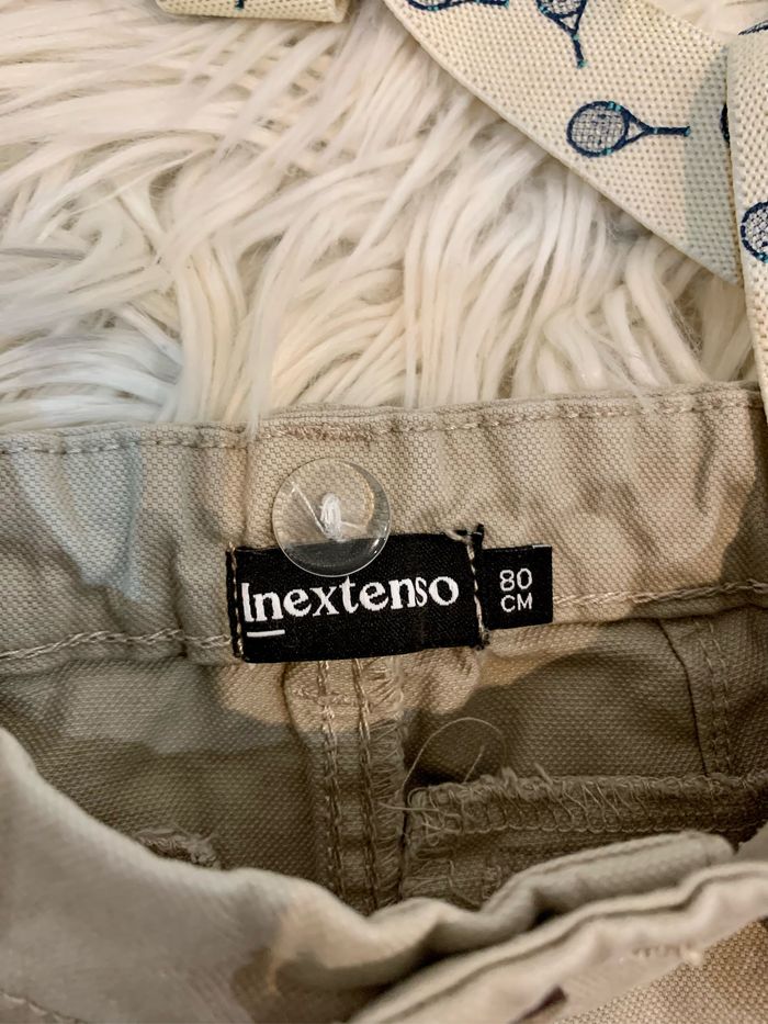 Jeans beige à bretelles - photo numéro 4