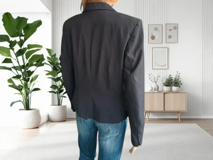 .veste blazer H&M cintrée noir taille S - photo numéro 4