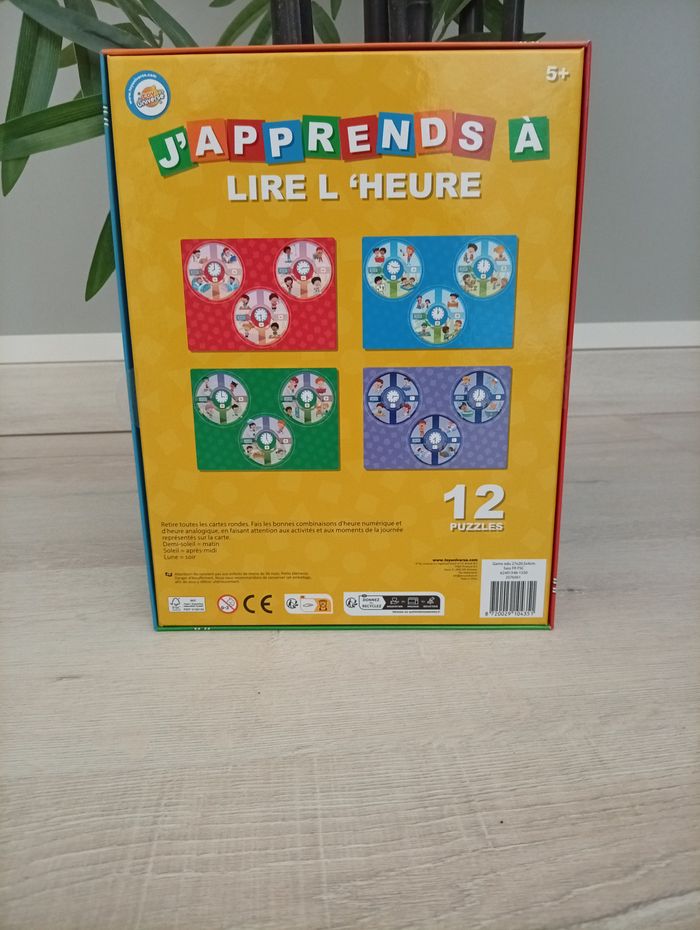Jeu, j'apprends à lire l'heure pour enfant - photo numéro 2