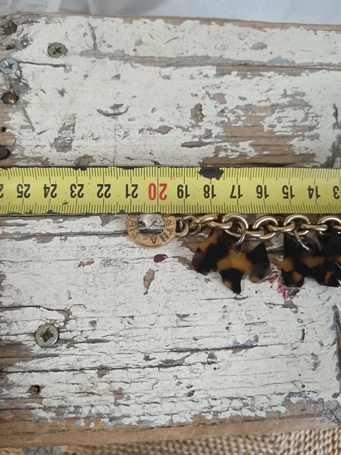 Agatha | Bracelet vintage Scottish terrier léopard - photo numéro 6