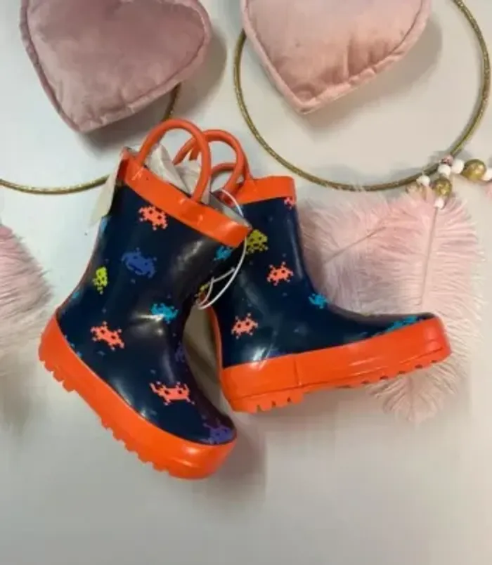 Bottes de pluie garçon (neuf) - Taille 22