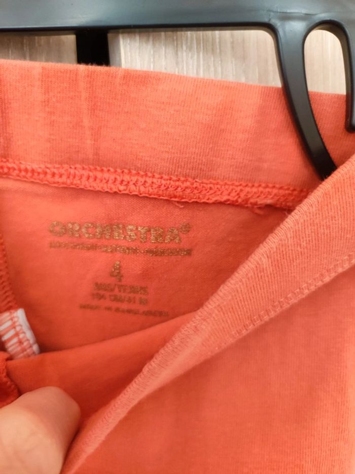 Legging court saumon orchestra 4 ans - photo numéro 3