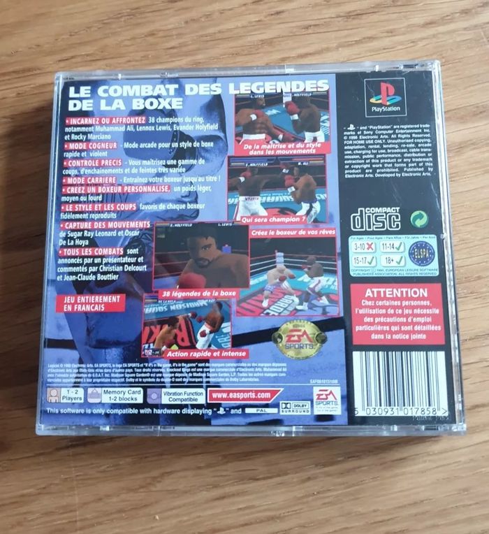 Knockout Kings 99 - PS1 Complet Version Française PlayStation Sony - photo numéro 2