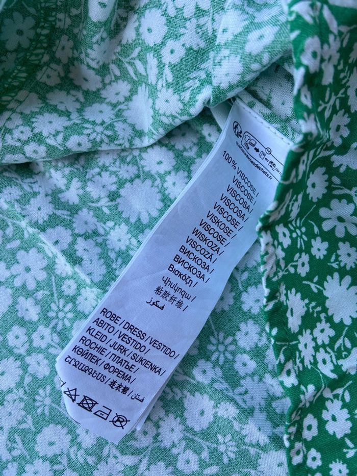 Robe verte manches courtes / Taille M - photo numéro 6