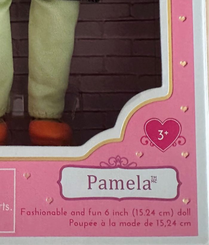 Jouet poupée <pamela > 15,24 cm - neuve - photo numéro 3
