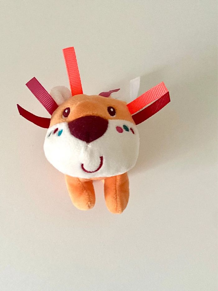 Lot de 2 petites peluches girafe et lion Lilliputiens NEUVES - photo numéro 6