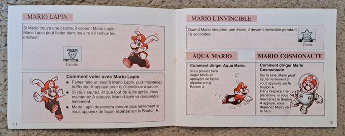 🎮 Notice Super Mario Land 2 Nintendo Gameboy GB - photo numéro 8