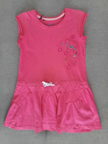 Robe manches courtes Sergent Major 5 ans rose fuschia