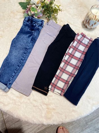 💙Lot pantalons & leggings fille 18 mois – Orchestra & Gémo – TBE💙