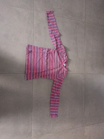 Tee-shirt manche longue col haut 10 ans alphabet