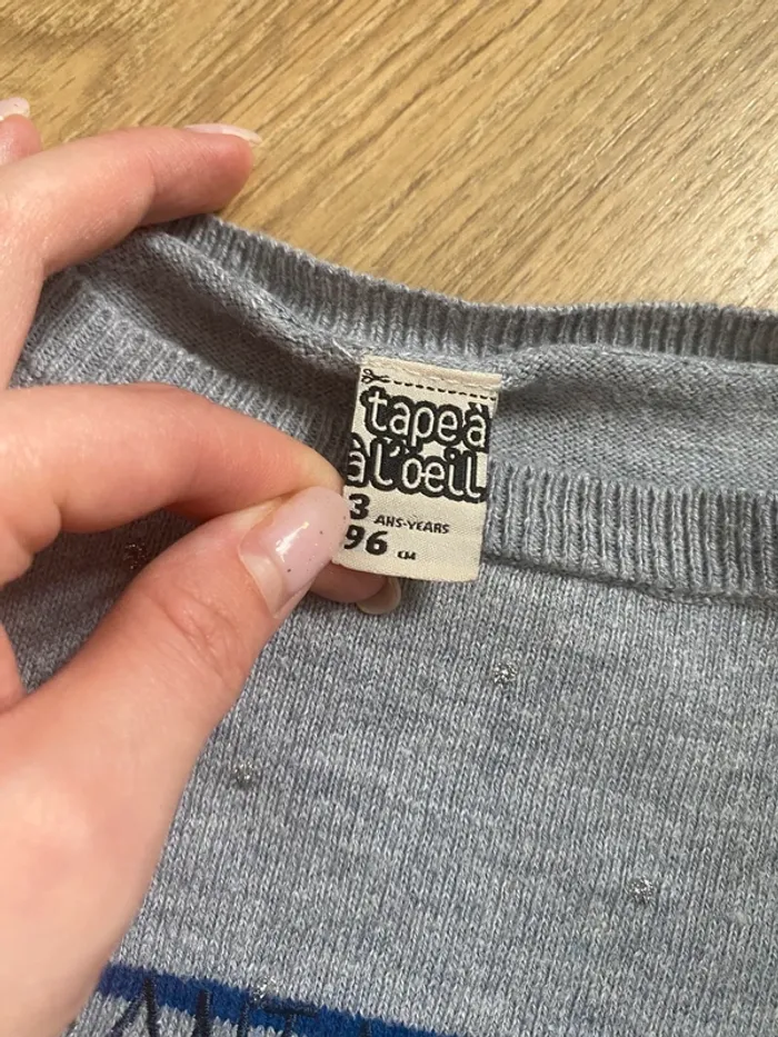 Petit pull fin et léger marinière esprit marin - photo numéro 3