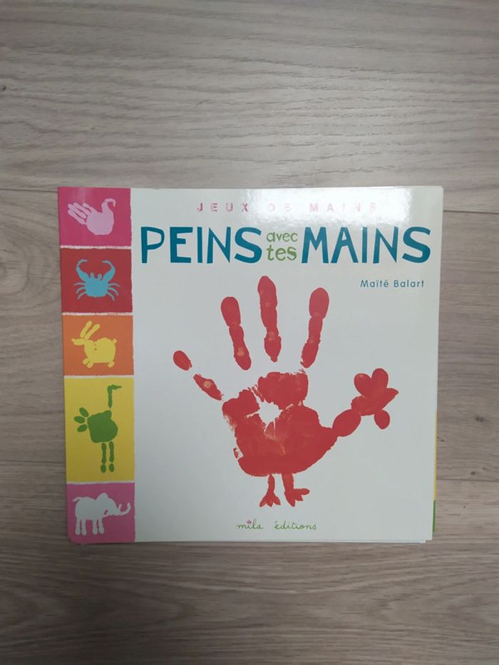 Livre Peins avec tes mains