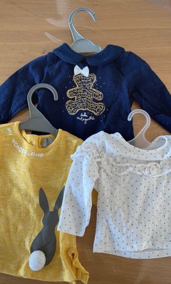 Lot t-shirt 3 mois