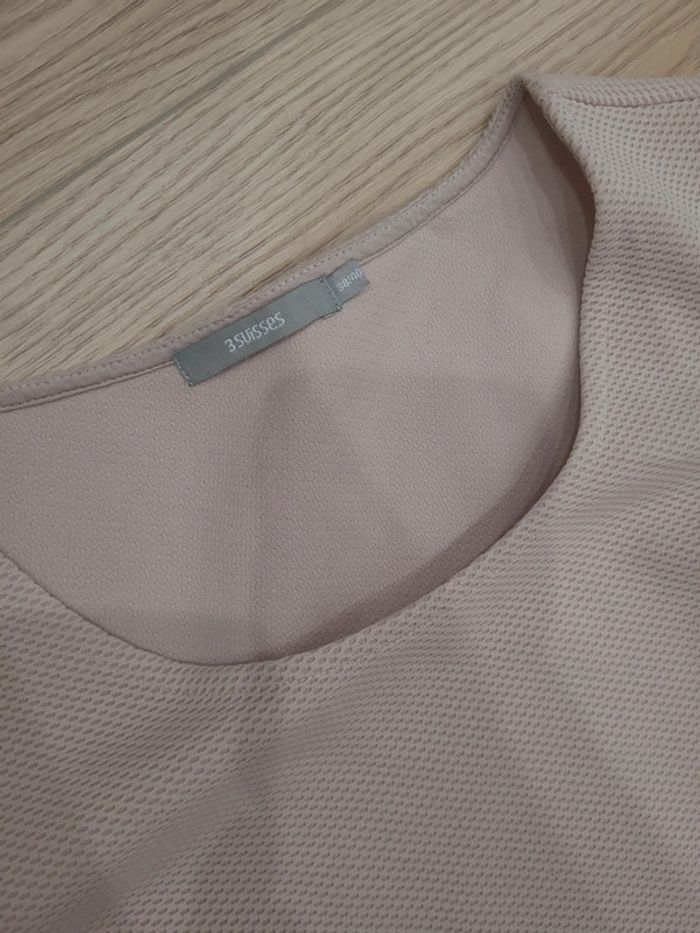 Magnifique top peplum beige - photo numéro 3