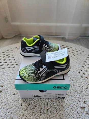 Boy: baskets Gemo neuves 25