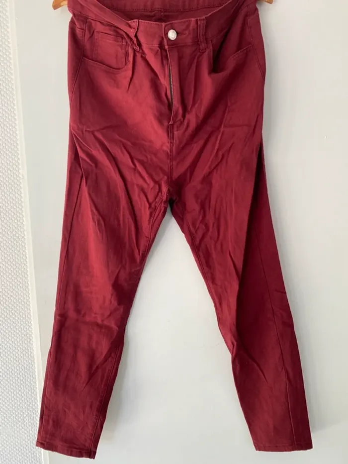 Pantalon bordeaux